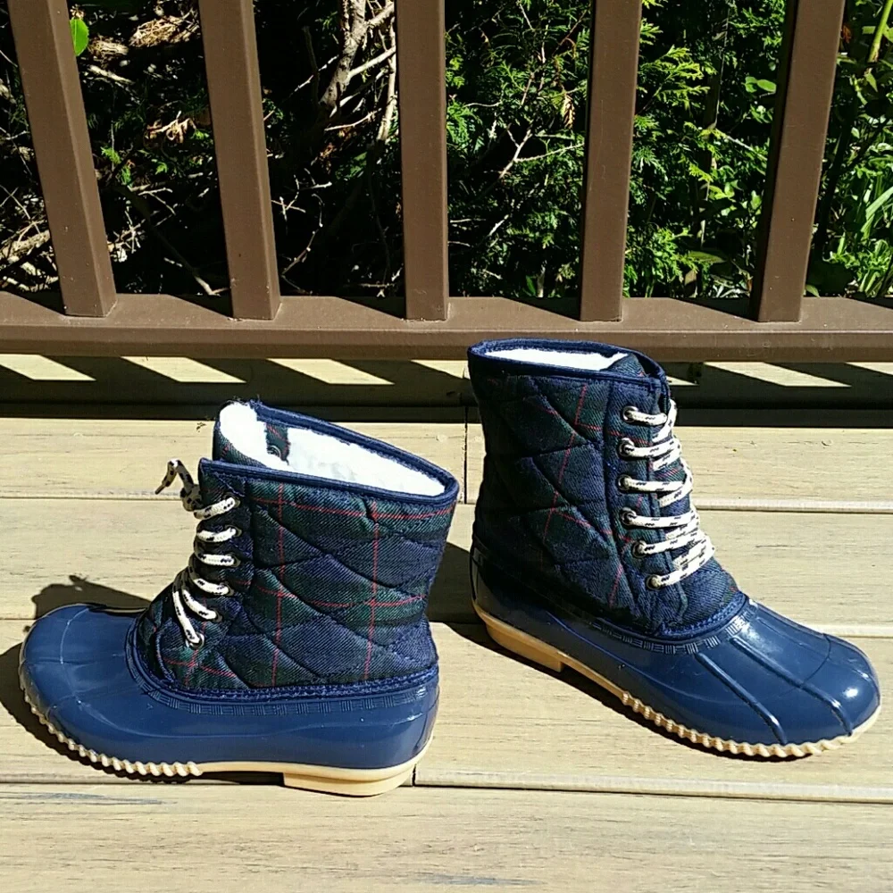 NWOB - Sociology Plaid Quilted Duck Boots